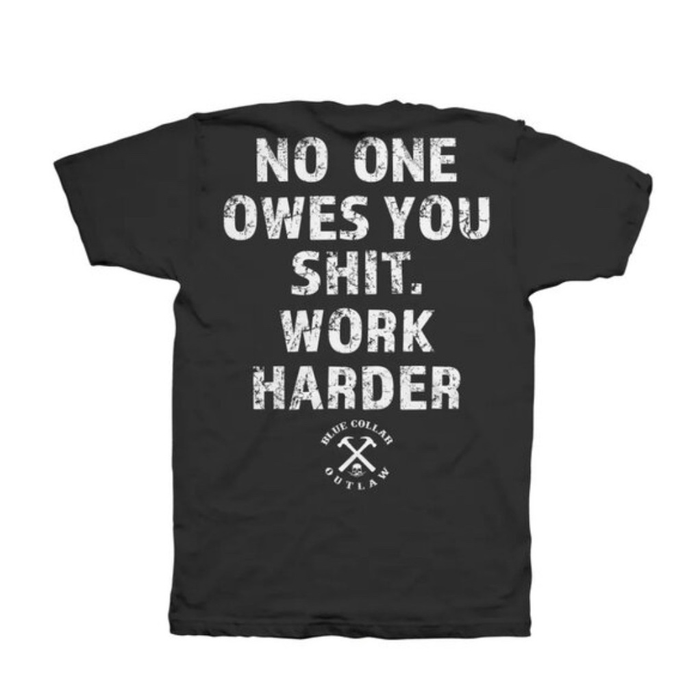 Outlaw Black Graphic T-Shirt for Men XL - Picture 3 of 10